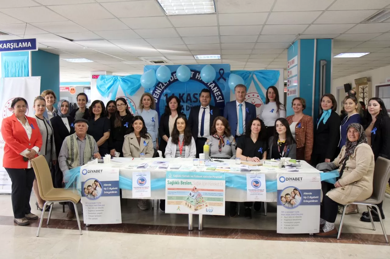 Denizli'de 14 Kasım Dünya Diyabet Günü'nde Sağlık Taraması