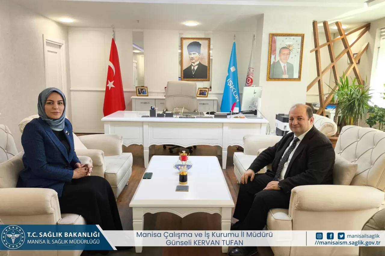 Manisa İl Sağlık Müdürü Zeren, İŞKUR İl Müdürlüğü'nü Ziyaret Etti