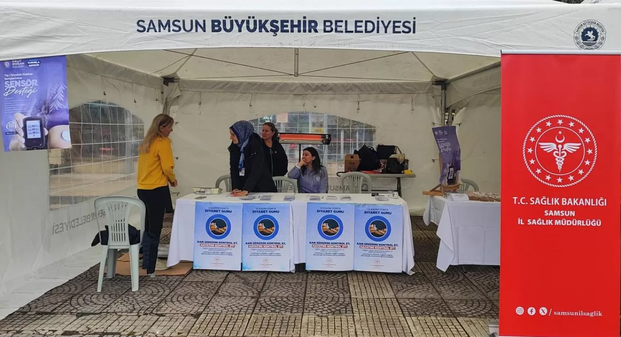 Dünya Diyabet Günü'nde Samsun'da Ücretsiz Sağlık Taraması