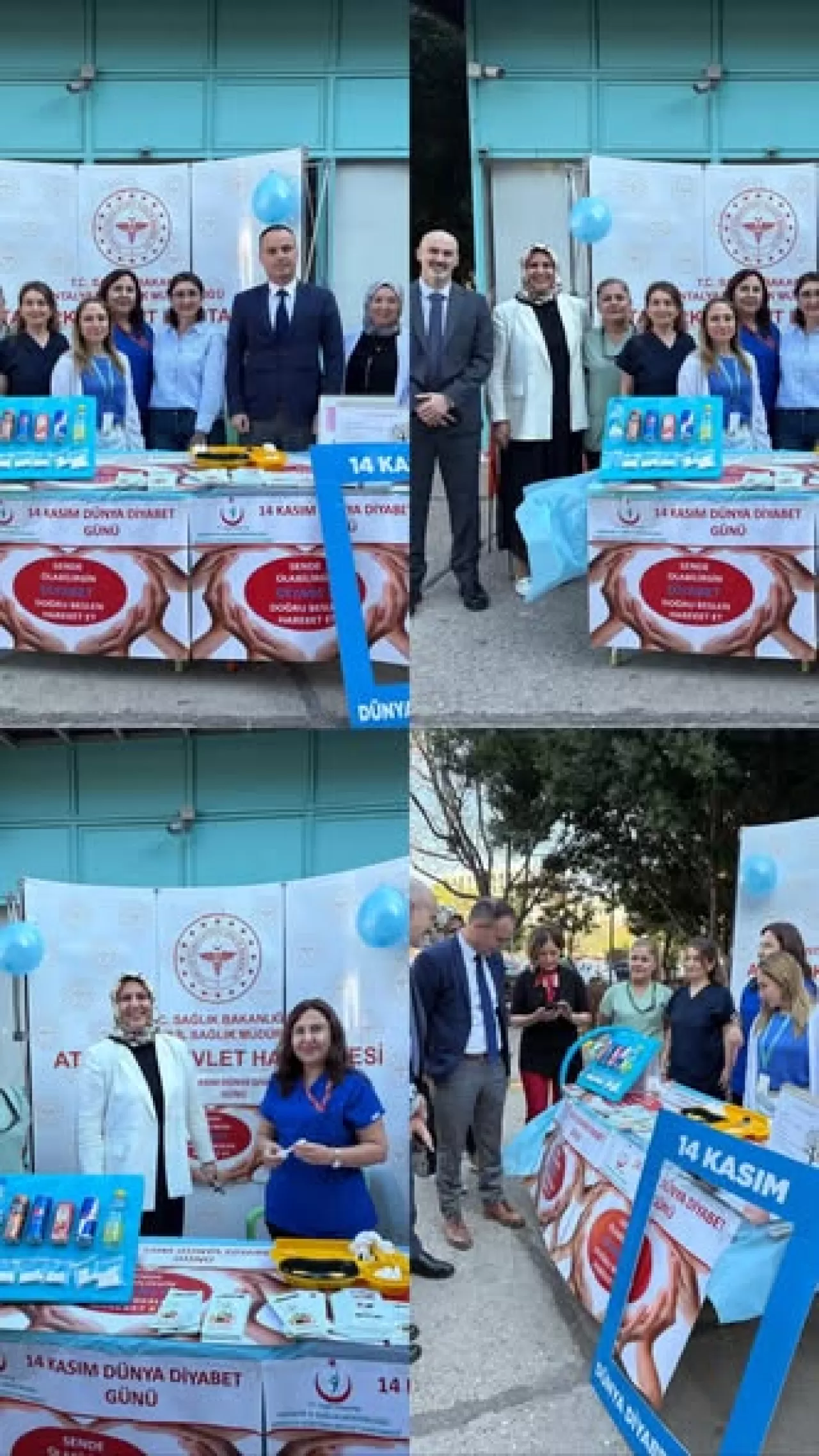 Antalya'da Dünya Diyabet Günü'nde Farkındalık Etkinliği Düzenlendi