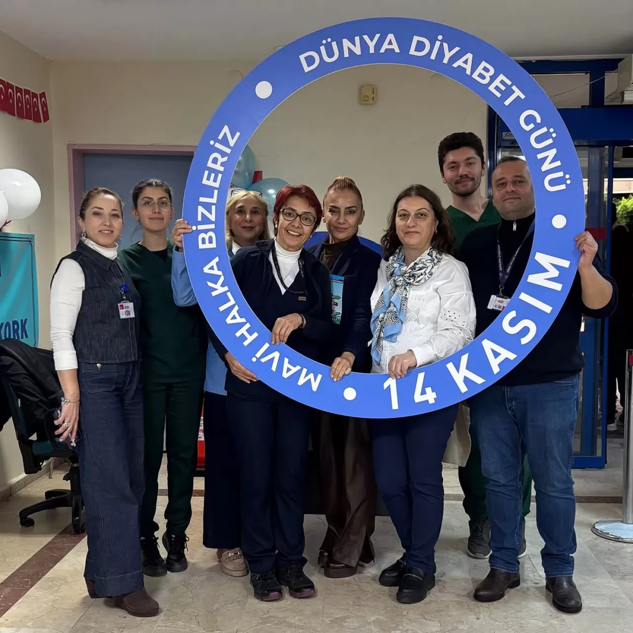 Ordu Devlet Hastanesi'nde Dünya Diyabet Günü'nde Ücretsiz Şeker Ölçümü ve Bilgilendirme