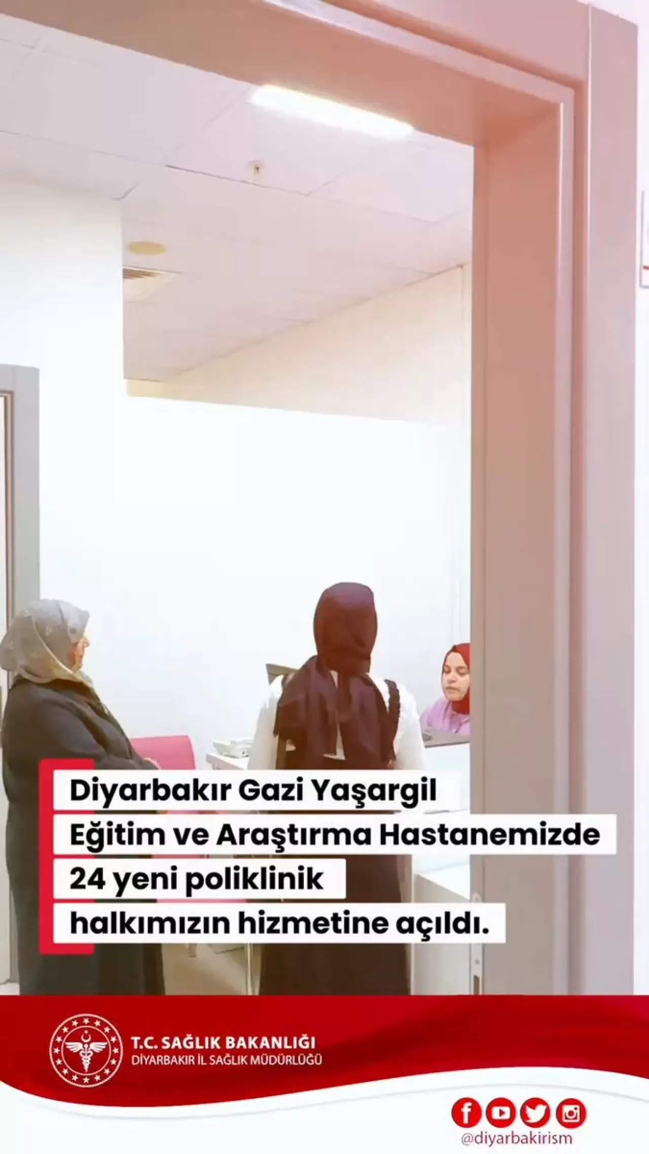 Diyarbakır'da Sağlıkta Hizmet Kapasitesi Artıyor: 24 Yeni Poliklinik Açıldı