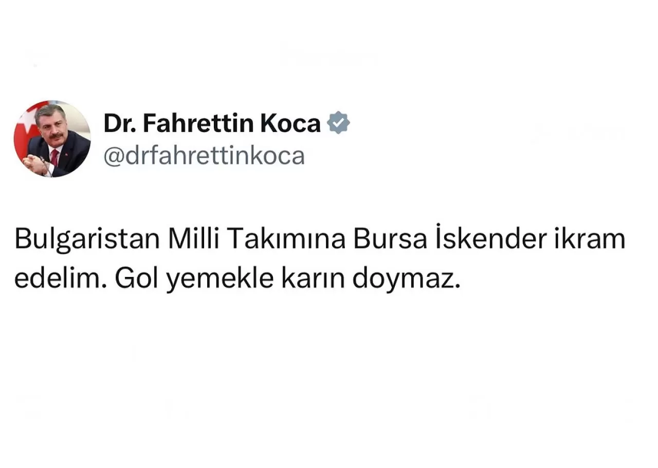 Bursaspor Taraftarı, Bulgaristan Milli Futbol Takımı'na İskender İkram Etti