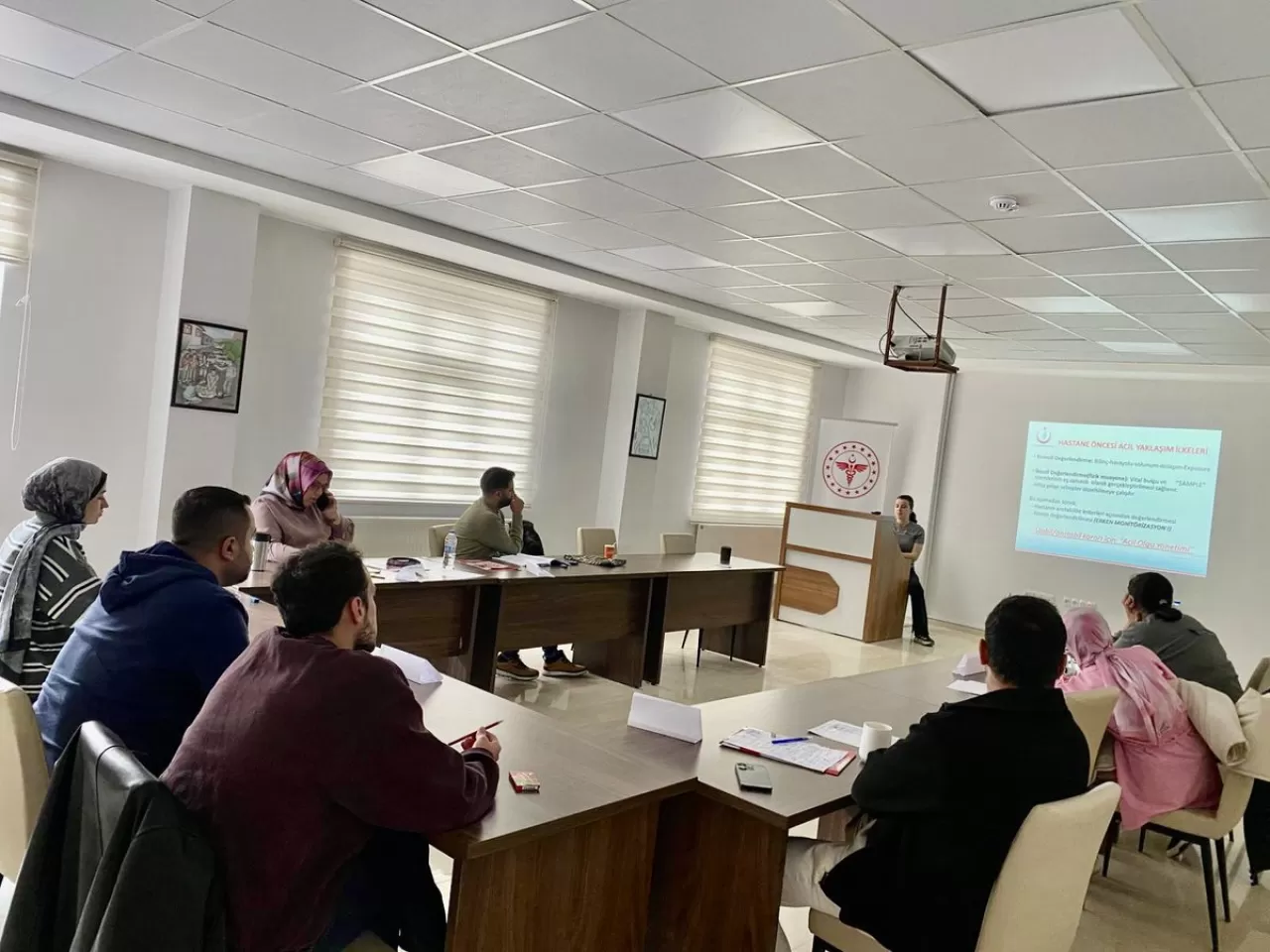 Muş'ta 112 Acil Sağlık Personeline İleri Yaşam Desteği Eğitimi