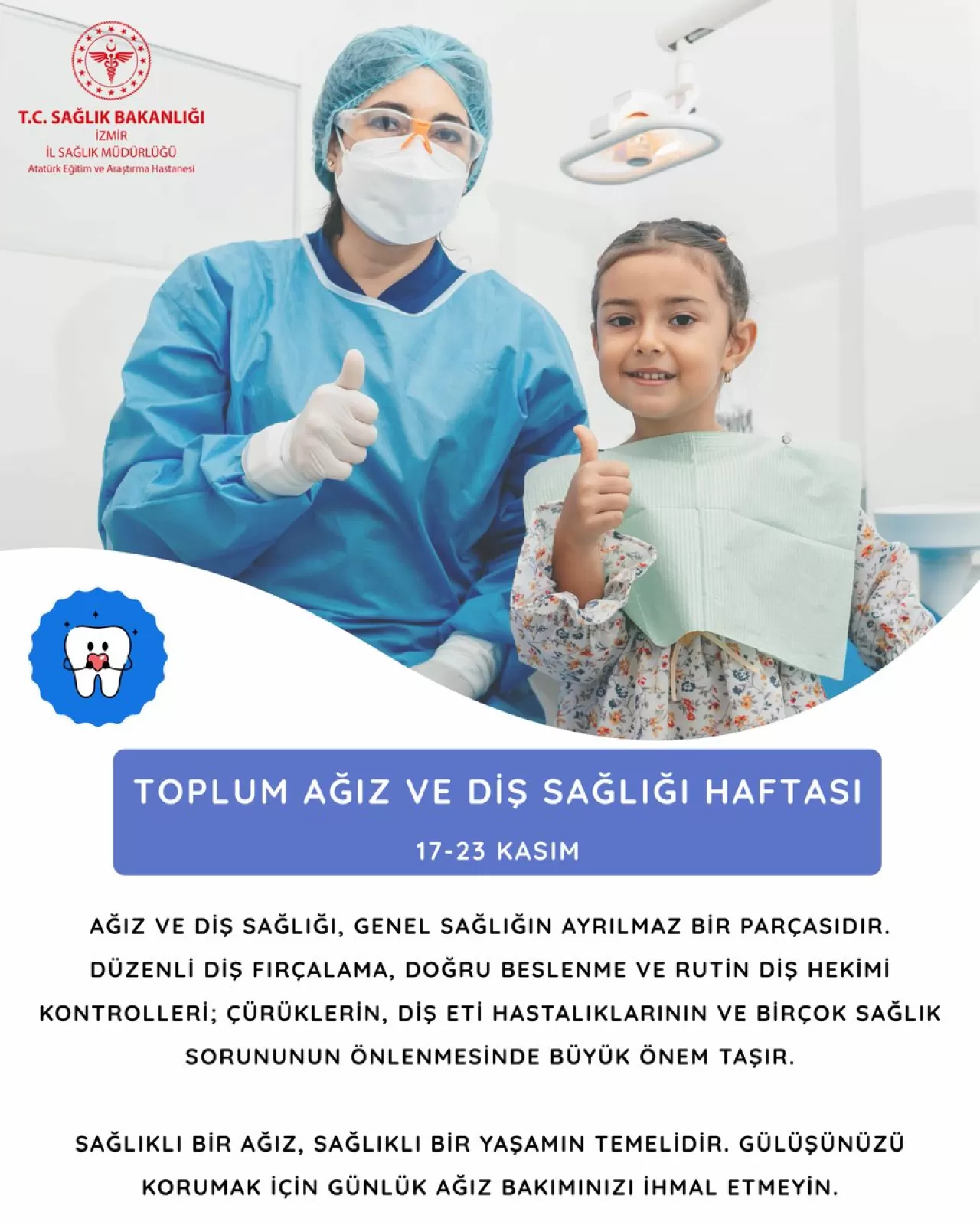 İzmir'de Ağız ve Diş Sağlığının Önemi Vurgulandı