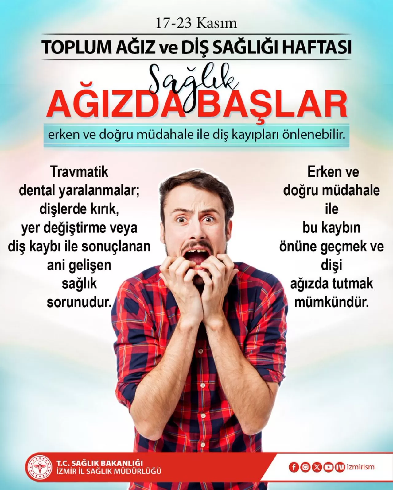 Ağız ve Diş Sağlığı Haftası'nda İzmir'den Önemli Uyarı