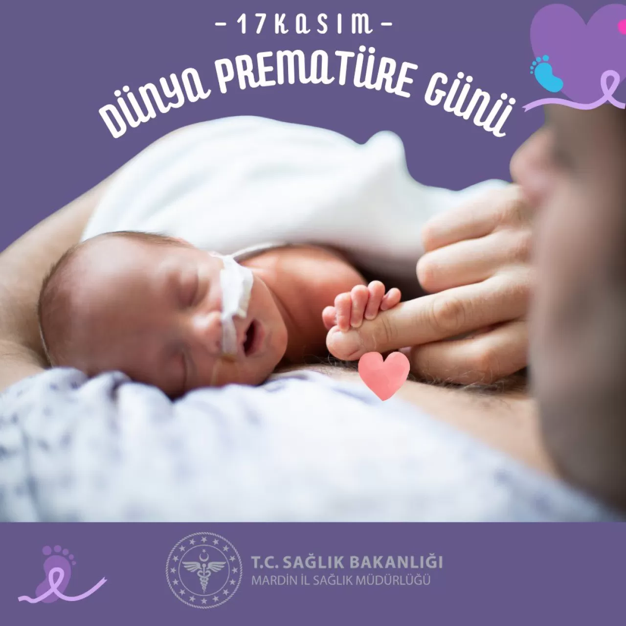 Mardin'de Dünya Prematüre Günü'nde Farkındalık Mesajı
