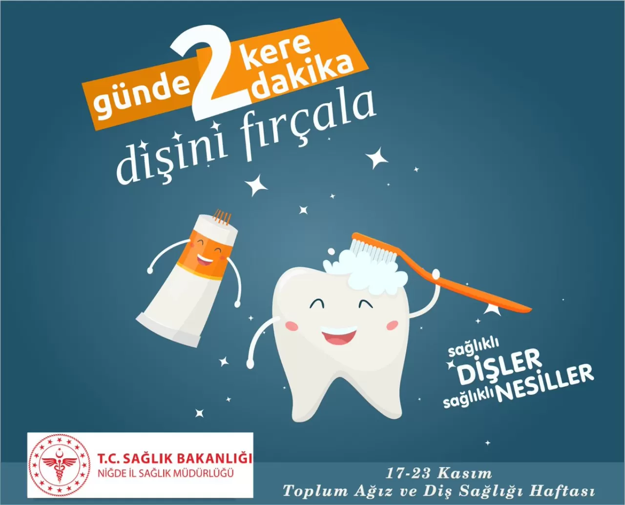 Niğde İl Sağlık Müdürlüğü'nden Ağız ve Diş Sağlığı Uyarısı: Bu Belirtilere Dikkat!