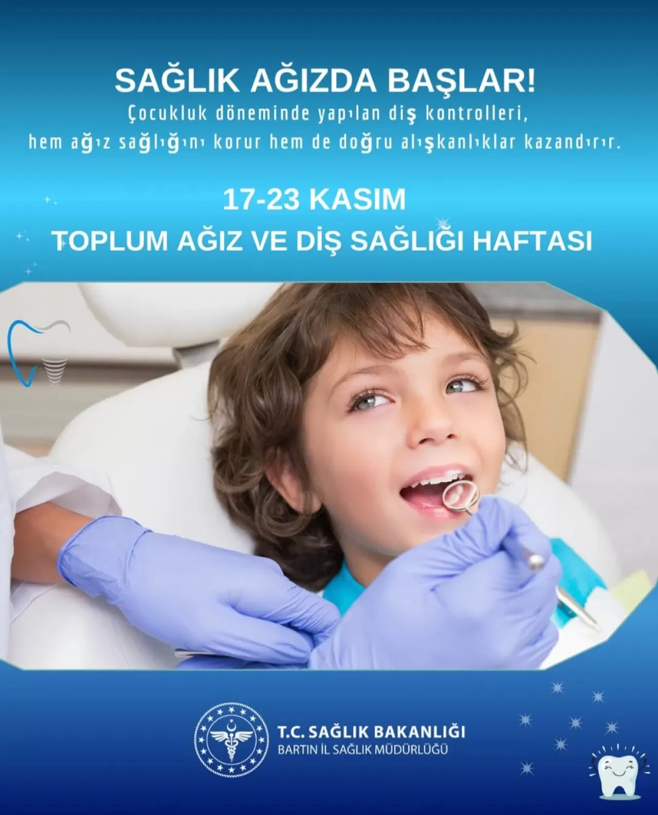 Bartın'da Ağız ve Diş Sağlığı Haftası'nda Önemli Uyarılar