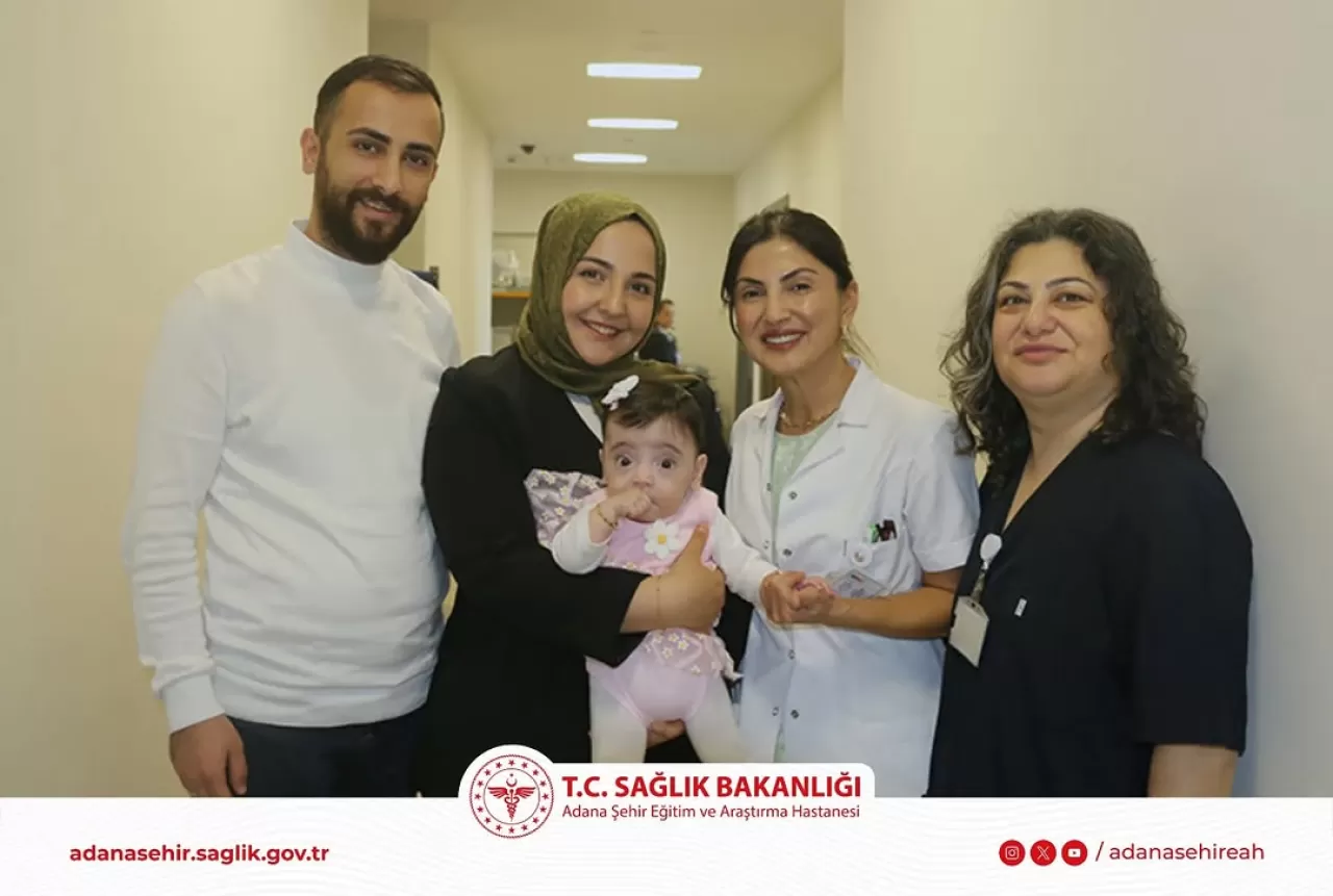 Adana'da 760 Gram Doğan Prematüre Bebek Masal Mira, 104 Günlük Mücadele Sonucu Sağlığına Kavuştu