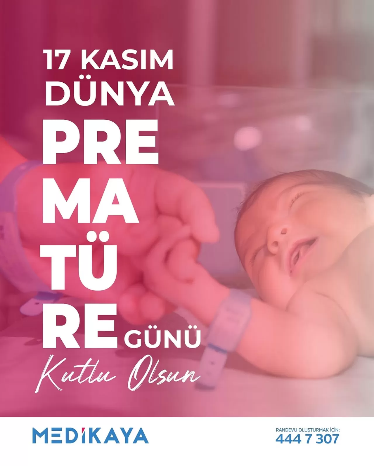 Isparta Medikaya Hastanesi'nden 17 Kasım Dünya Prematüre Günü Mesajı