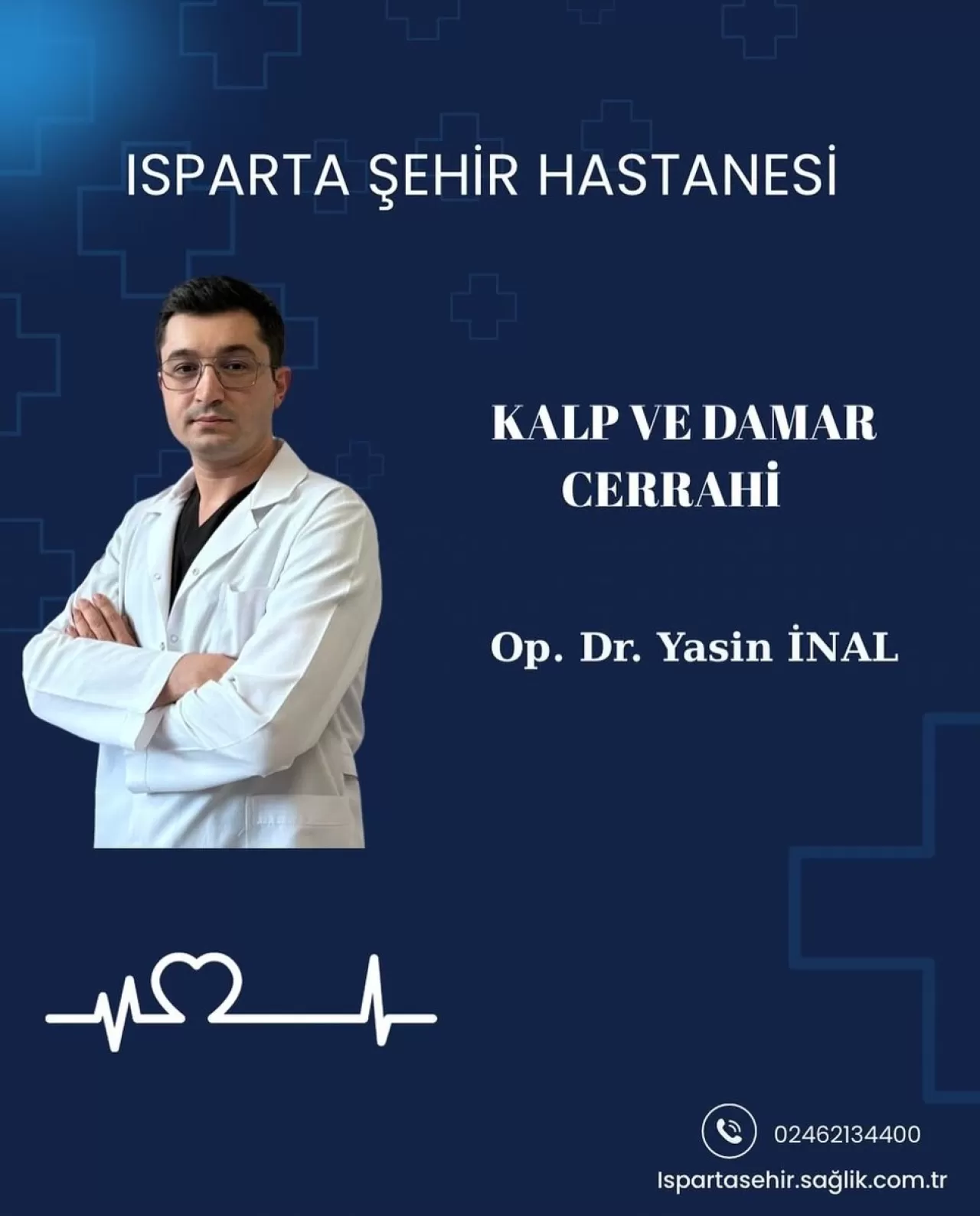 Isparta Şehir Hastanesi'nde Yeni Atama: Kalp ve Damar Cerrahisi Hizmete Başladı