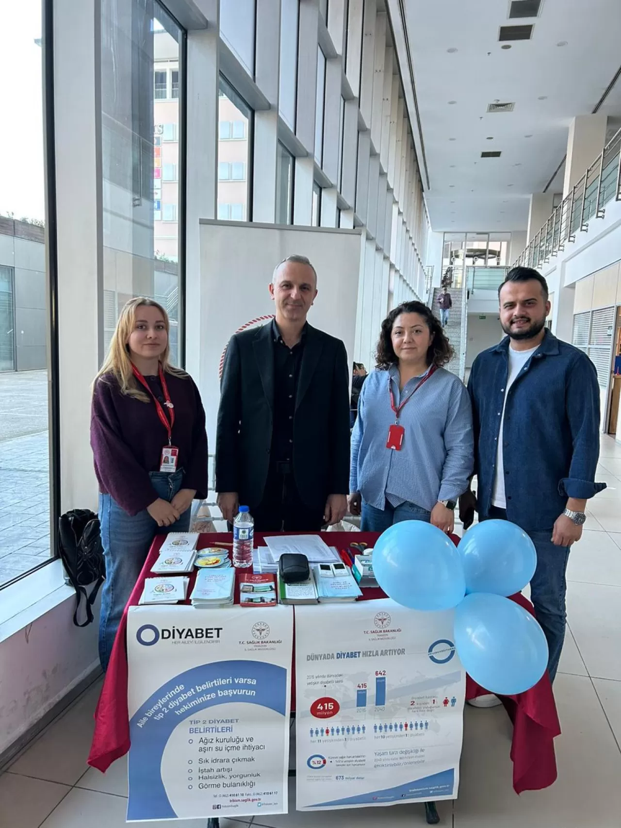 Trabzon'da Sağlık Taraması: Büyükşehir Belediyesinde Kan Şekeri Ölçümü Yapıldı