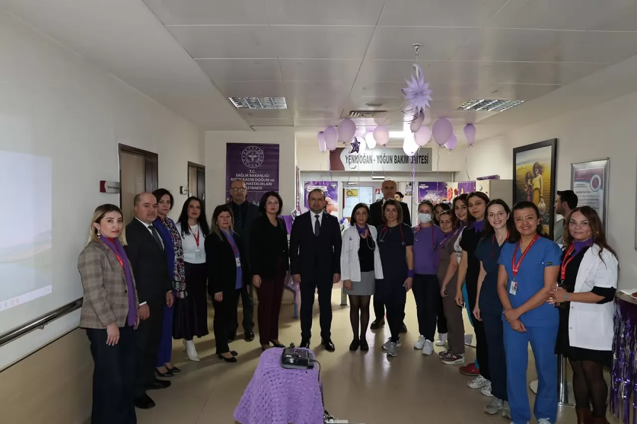 Aydın'da Dünya Prematüre Günü'nde Anlamlı Ziyaret ve Sergi