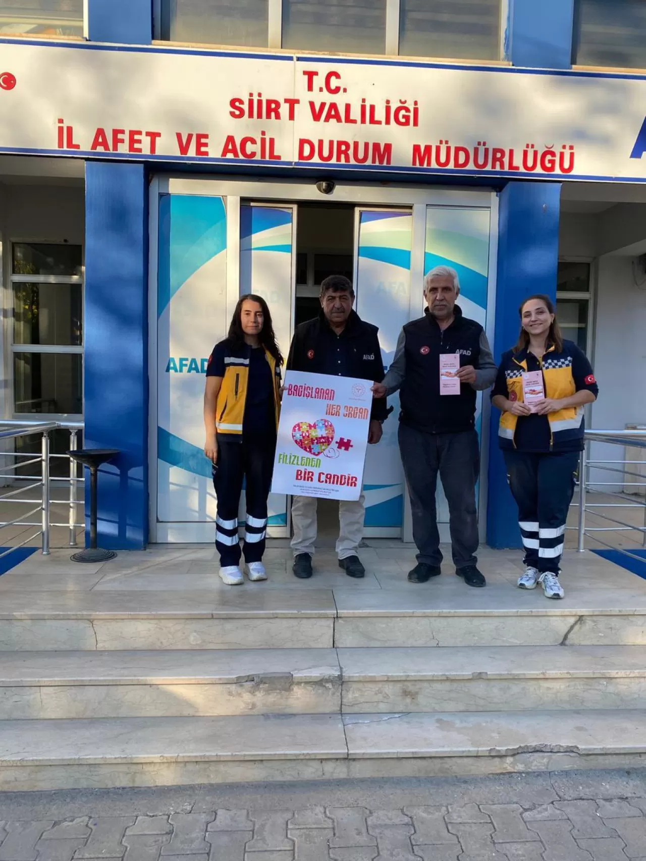 Siirt'te Organ Bağışı Farkındalığı İçin Afiş Çalışması Tamamlandı