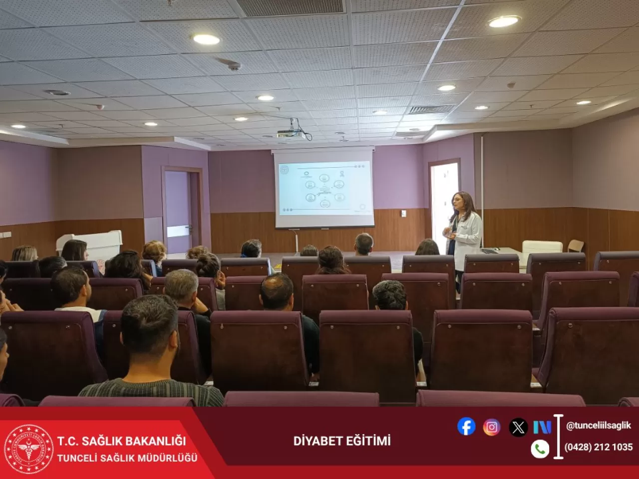 Tunceli'de Sağlık Personeline Diyabet Farkındalık Eğitimi