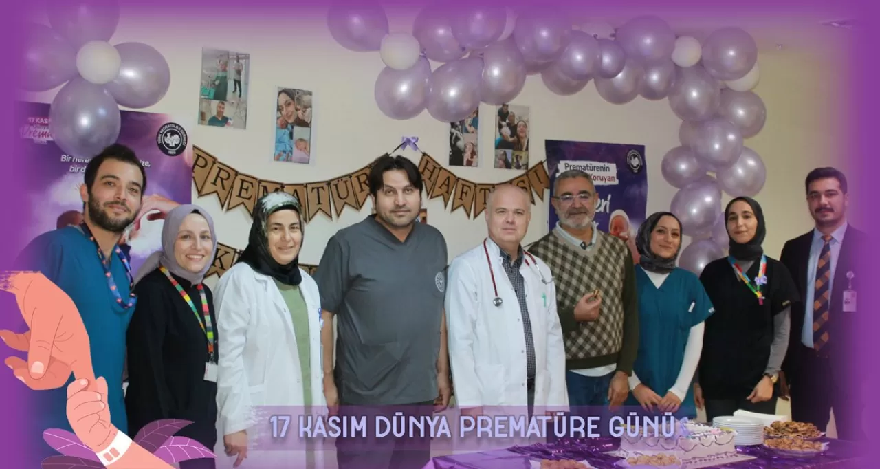 17 Kasım Dünya Prematüre Günü'nde Minik Savaşçılar Unutulmadı