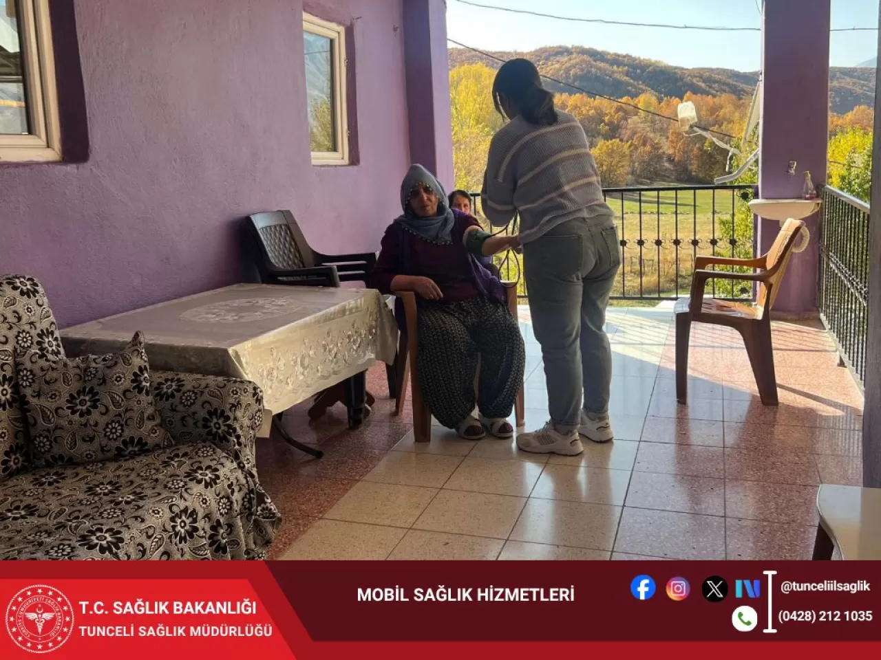 Tunceli'nin Köylerinde Mobil Sağlık Hizmeti