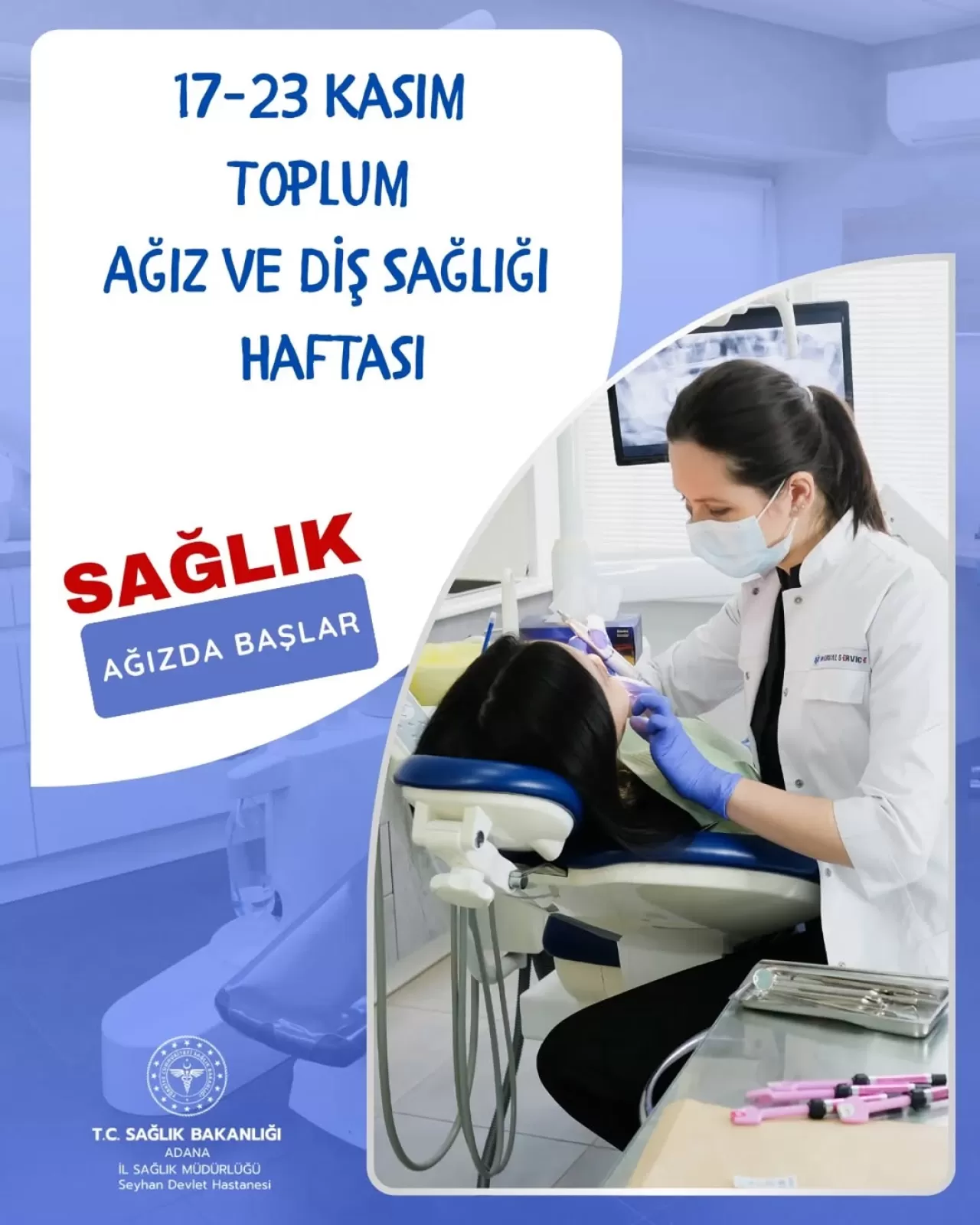 Toplum Ağız ve Diş Sağlığı Haftası'nda Sağlıklı Gülüşler Vurgusu