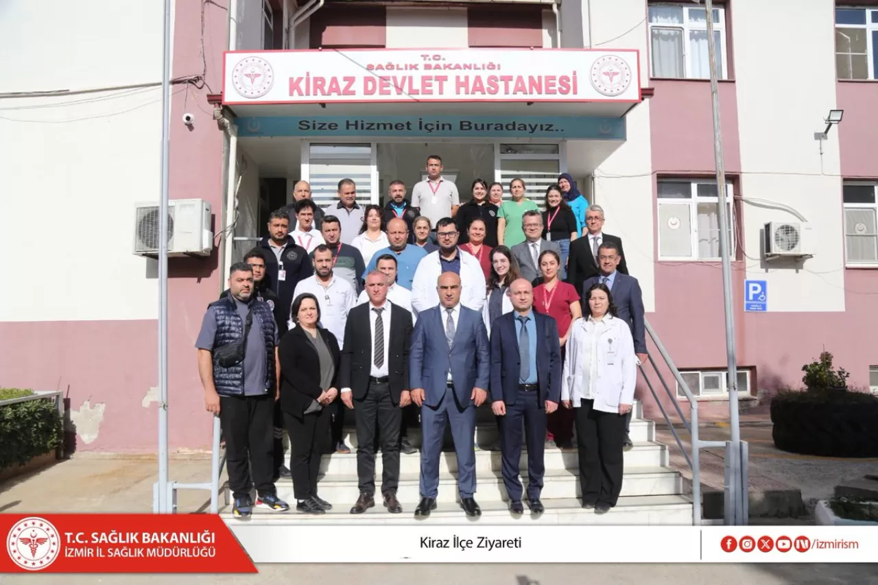 İzmir İl Sağlık Müdürü Kiraz'da İncelemelerde Bulundu