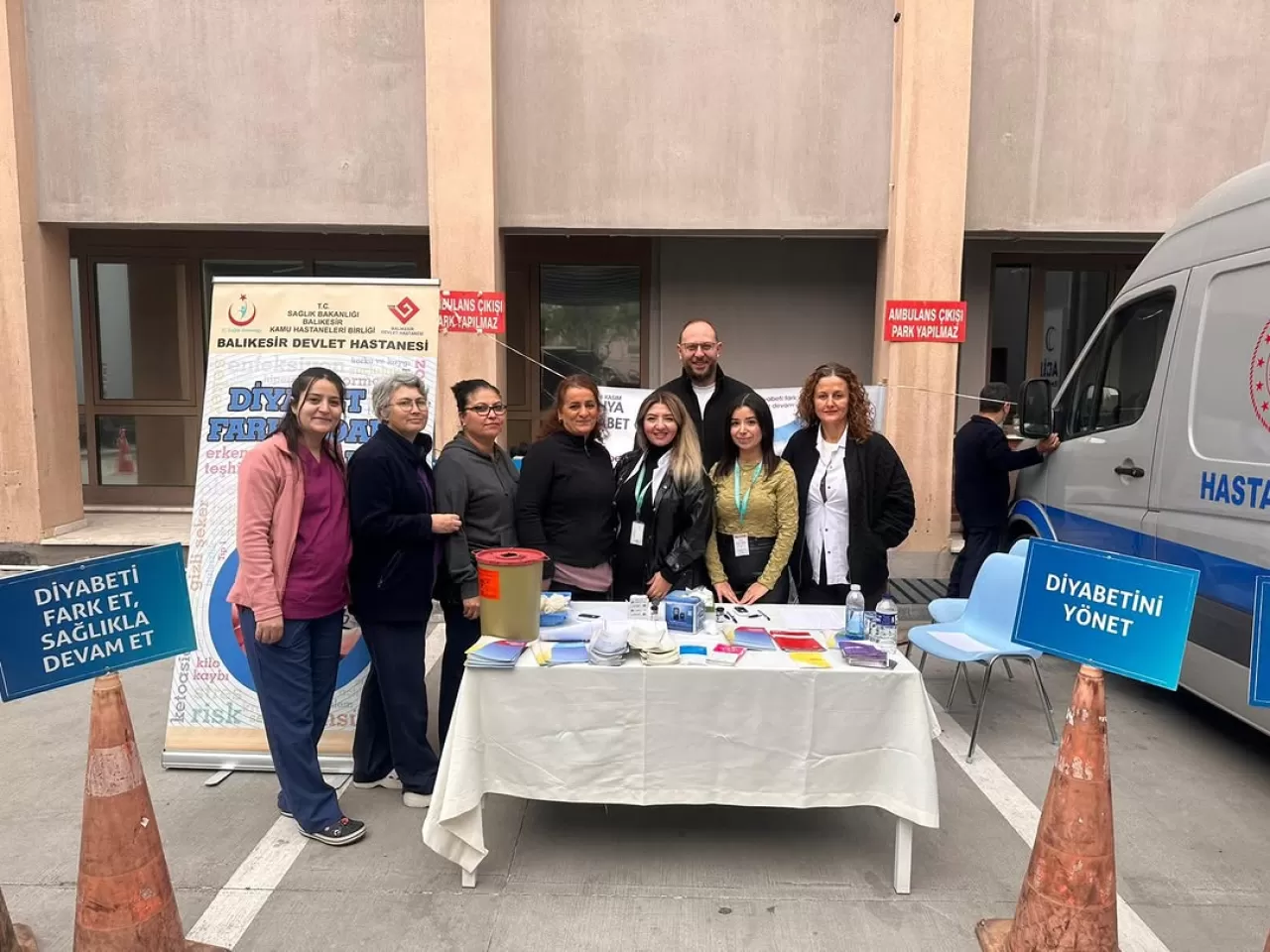 Balıkesir'de Dünya Diyabet Günü'nde Farkındalık Etkinliği