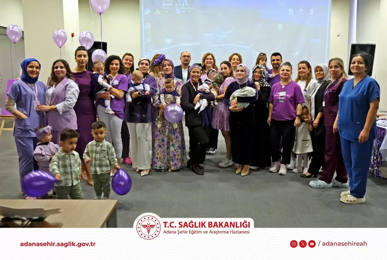 Adana'da Prematüre Bebeklerin Mutlu Buluşması
