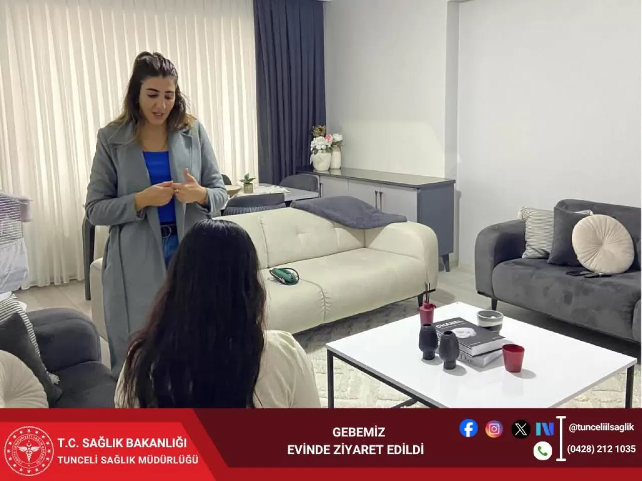 Ovacık'ta Gebelere Ev Ziyareti: Anne ve Bebek Sağlığı Yakından Takip Ediliyor