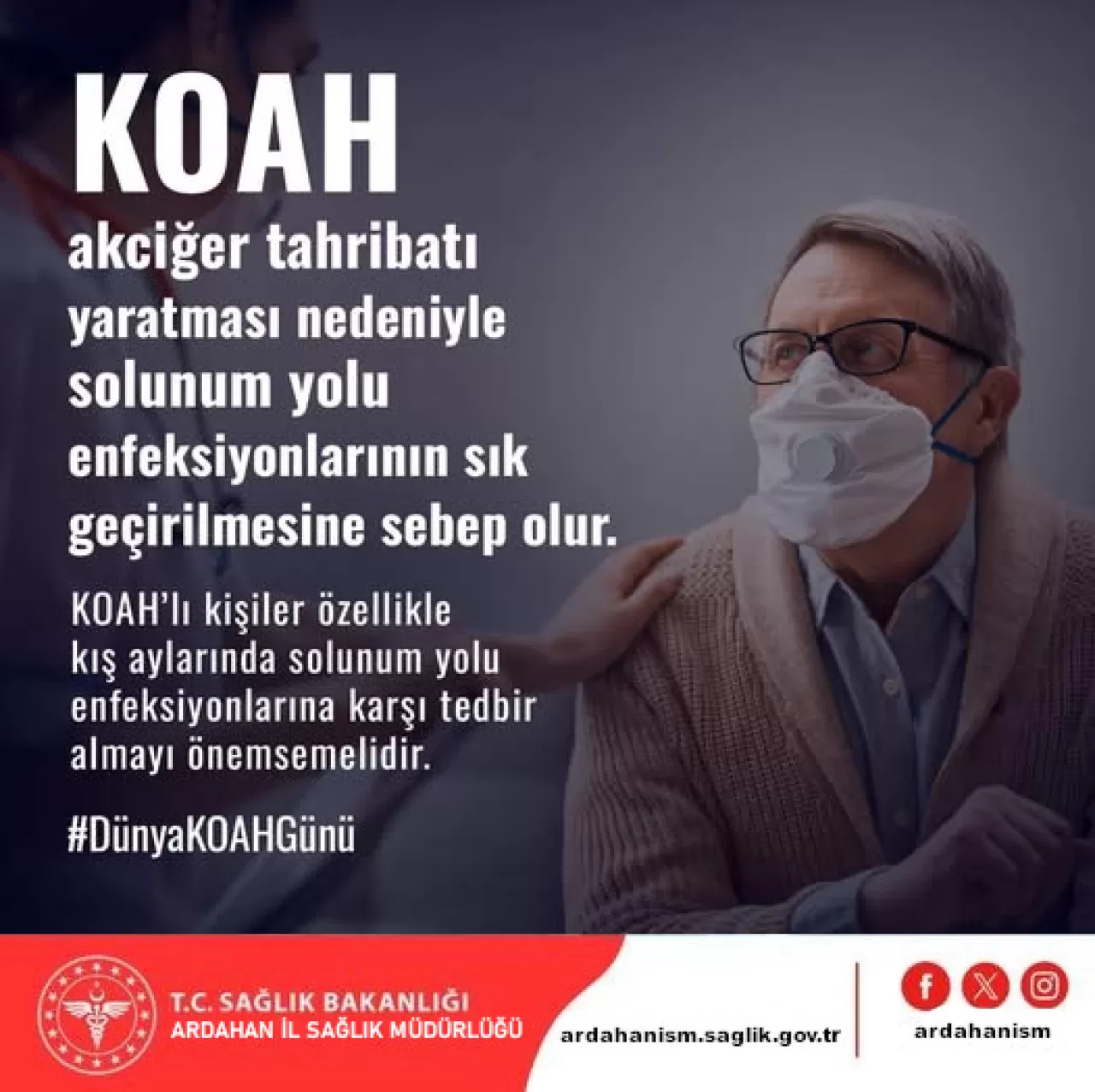 Ardahan'da KOAH Hastalarına Kış Uyarısı: Solunum Enfeksiyonlarına Dikkat