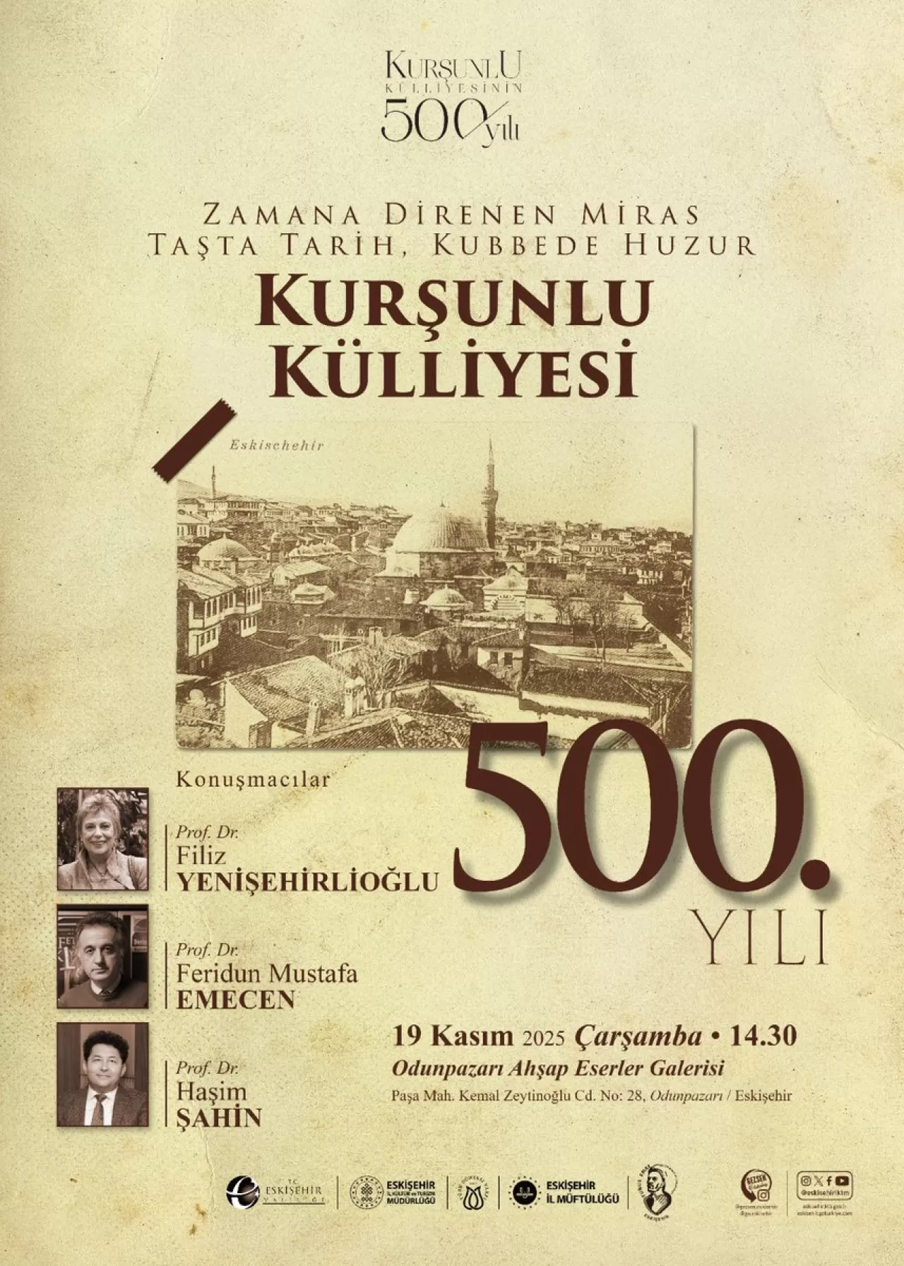 Eskişehir'deki Kurşunlu Külliyesi'nin 500 Yıllık Tarihi Konuşulacak
