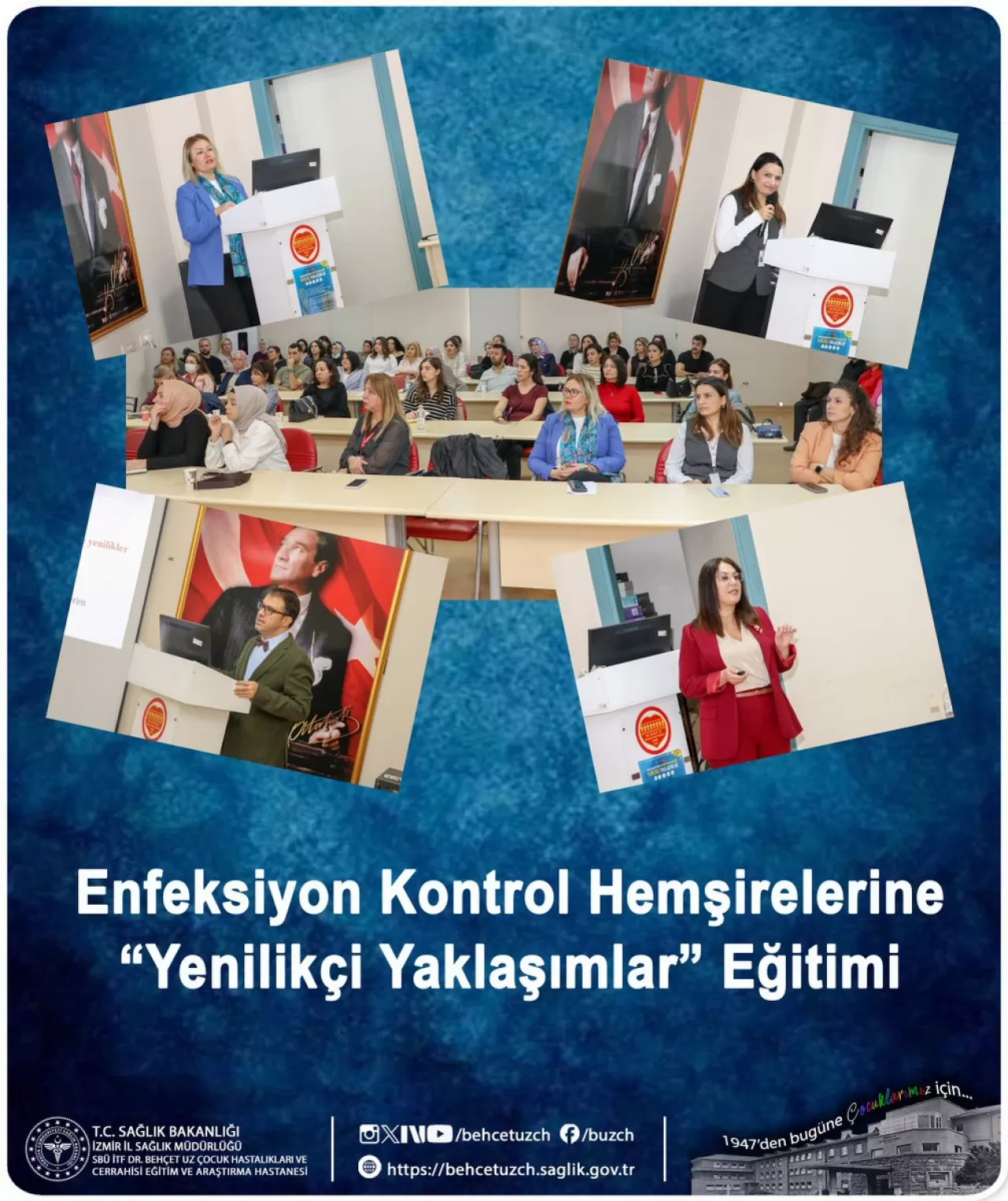 Dr. Behçet Uz Çocuk Hastanesi'nden Enfeksiyon Kontrol Hemşirelerine Yenilikçi Eğitim