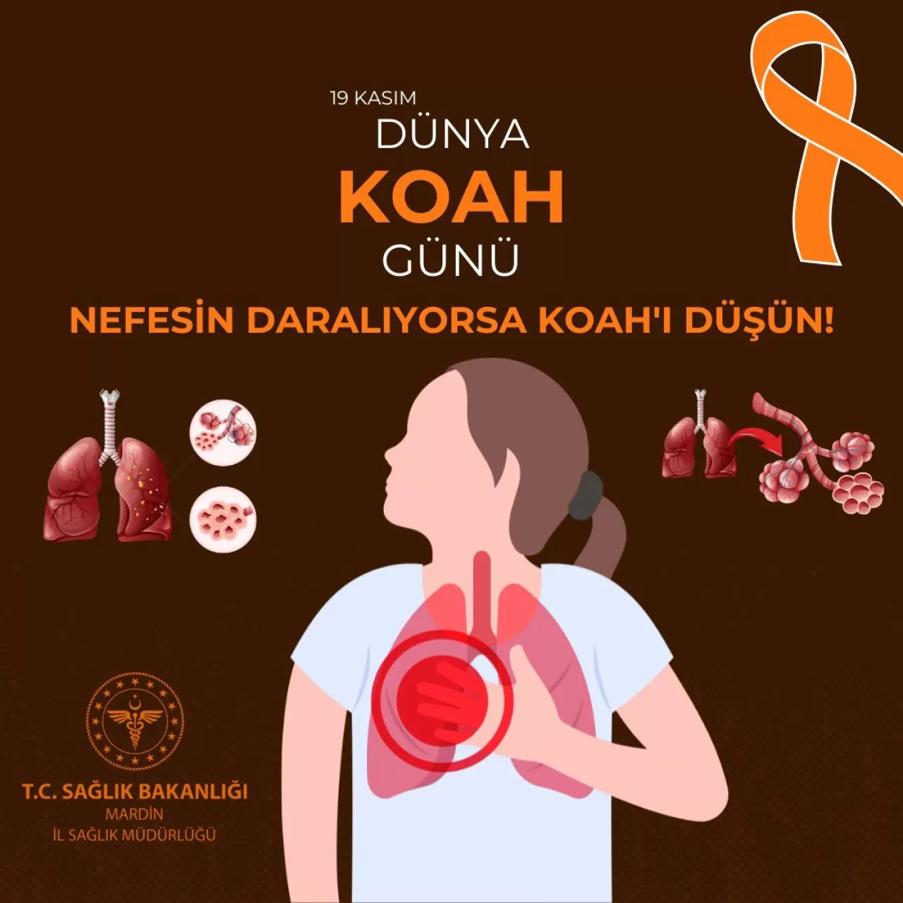 Mardin İl Sağlık Müdürlüğü'nden KOAH Uyarısı: Öksürük ve Nefes Darlığına Dikkat