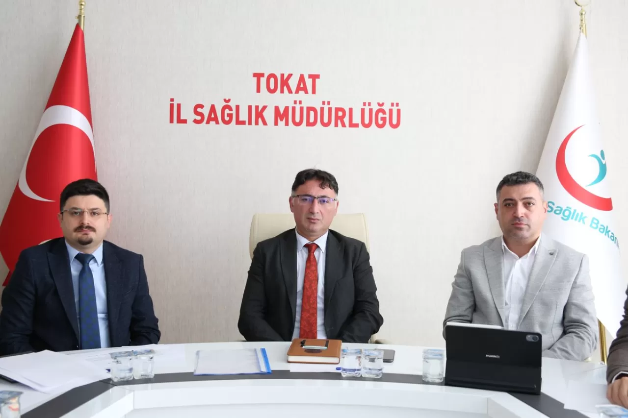 Tokat İl Sağlık Müdürlüğü'nde Üst Düzey Toplantı Gerçekleştirildi