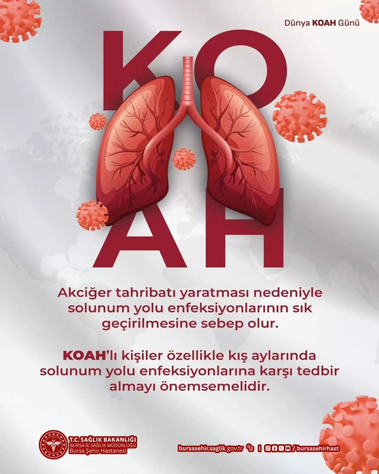 Bursa'da KOAH Hastalarına Kış Uyarısı: Solunum Enfeksiyonlarına Dikkat