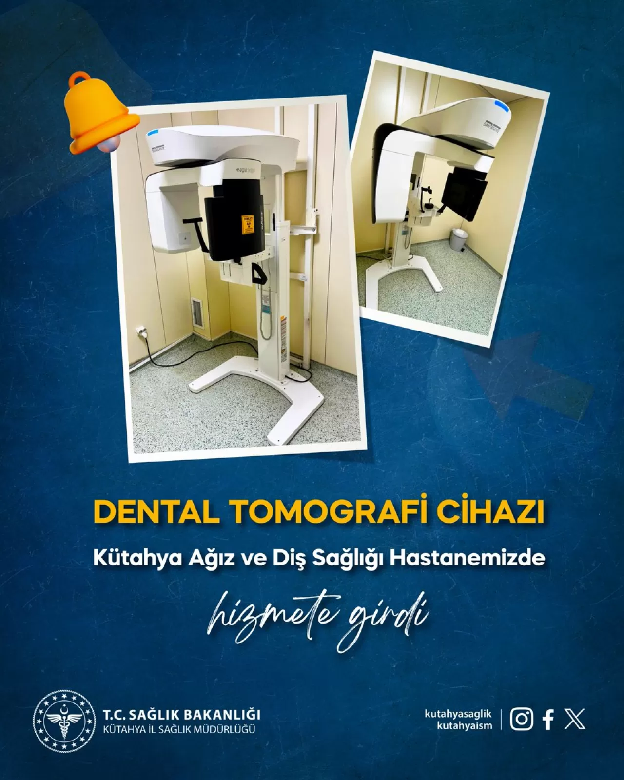 Kütahya'da Dental Tomografi Cihazı Hizmete Girdi