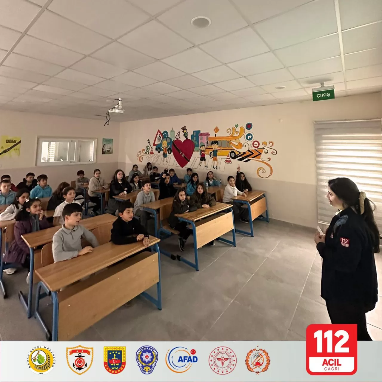 Zongıldak'ta Öğrencilere 112 Acil Çağrı Merkezi Tanıtıldı