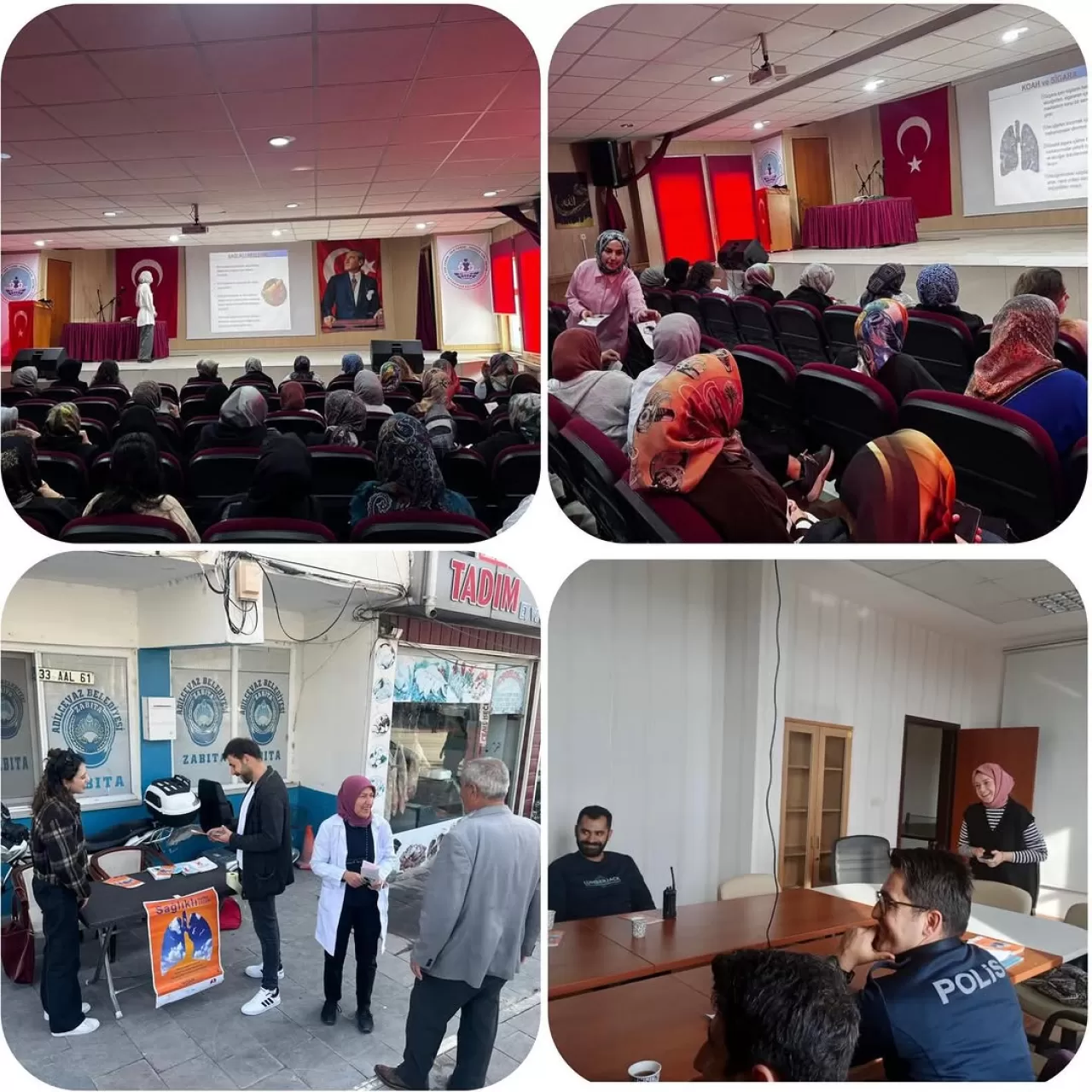 Bitlis'te 19 Kasım Dünya KOAH Günü'nde Farkındalık Eğitimleri Düzenlendi