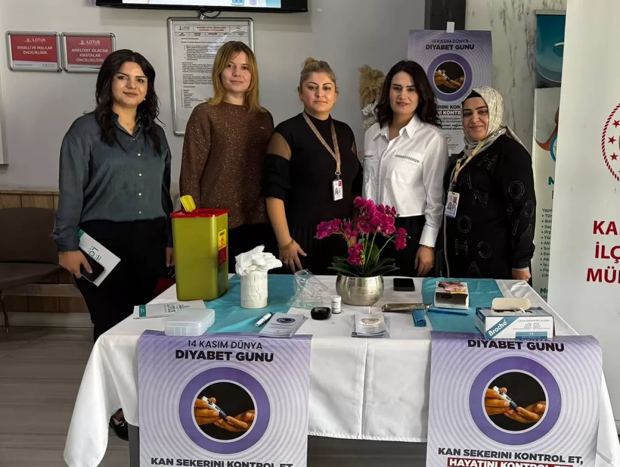 Lotus Hastanesi'nde Diyabet Farkındalık Taraması Yapıldı