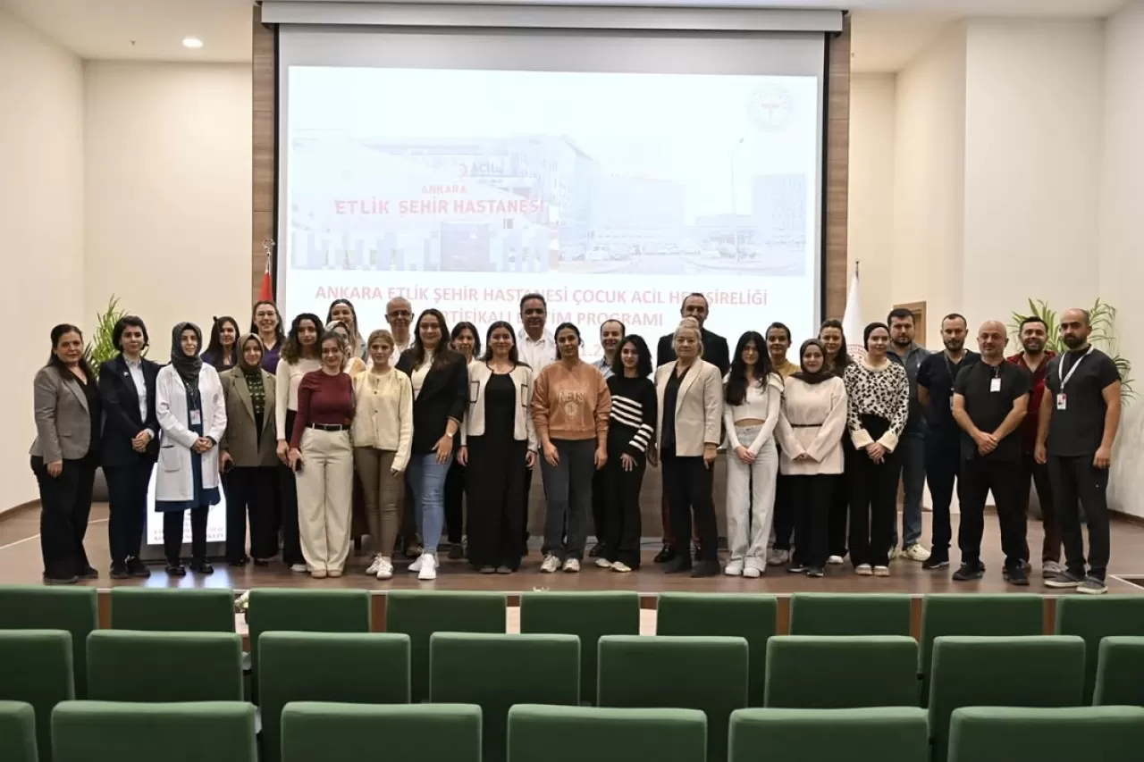 Ankara'da Çocuk Acil Hemşireliğinde Nitelikli Eğitim Programı Tamamlandı