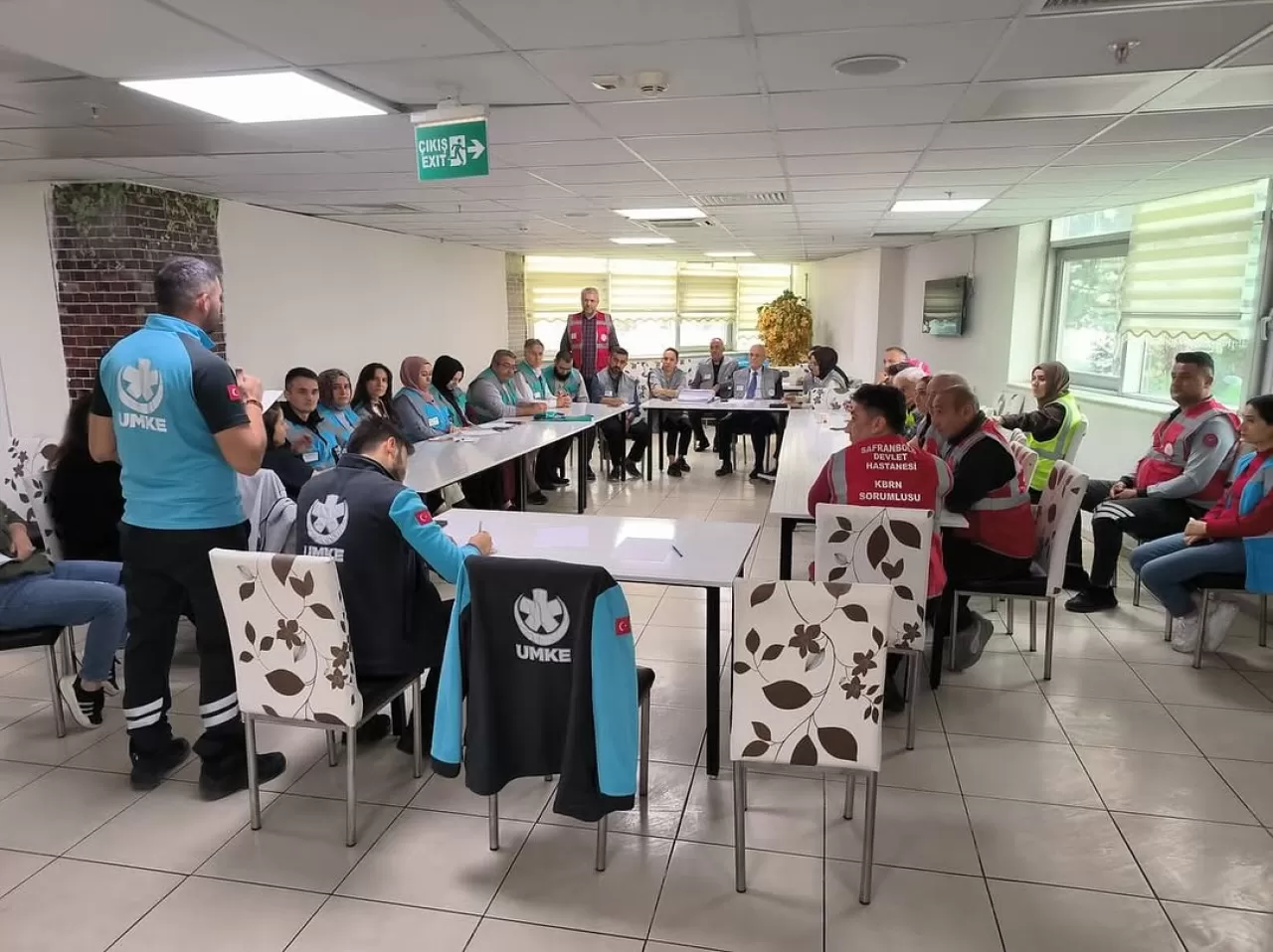 Safranbolu'da Deprem ve Yangın Senaryosuyla Hastane Afet Tatbikatı Gerçekleştirildi