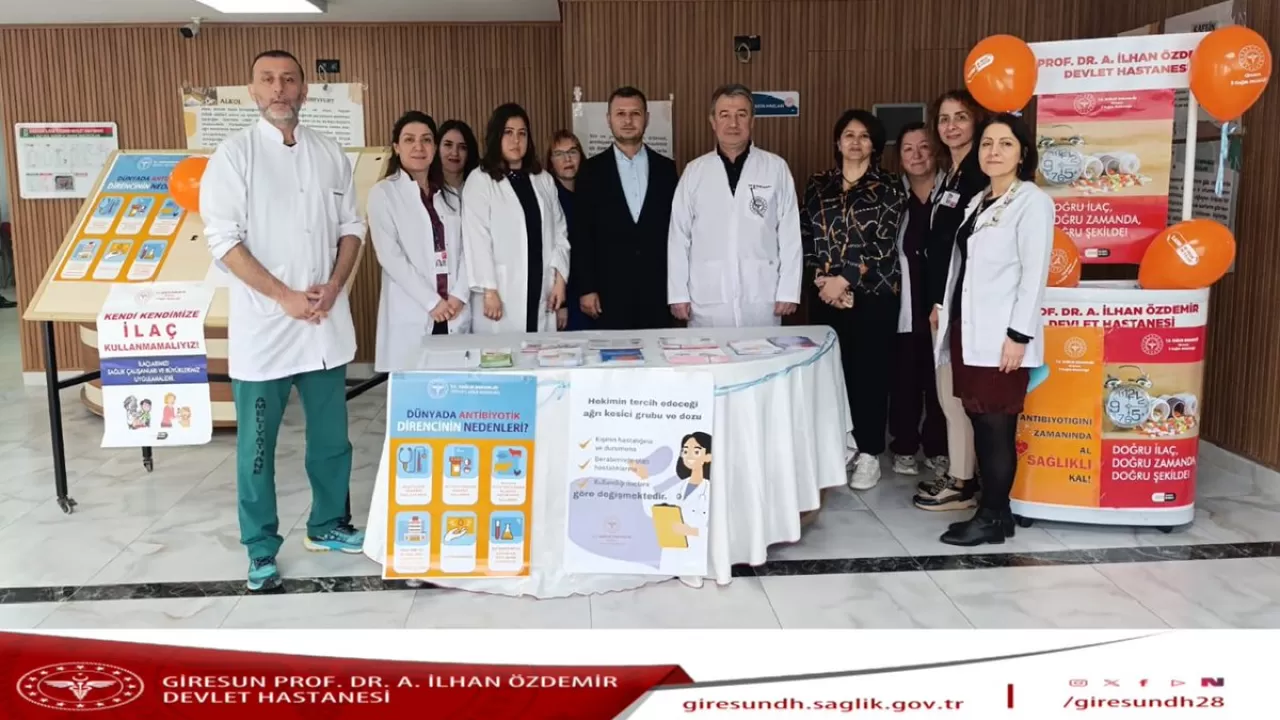 Giresun'da Antimikrobiyal Direnç Farkındalık Haftası Etkinliği Düzenlendi