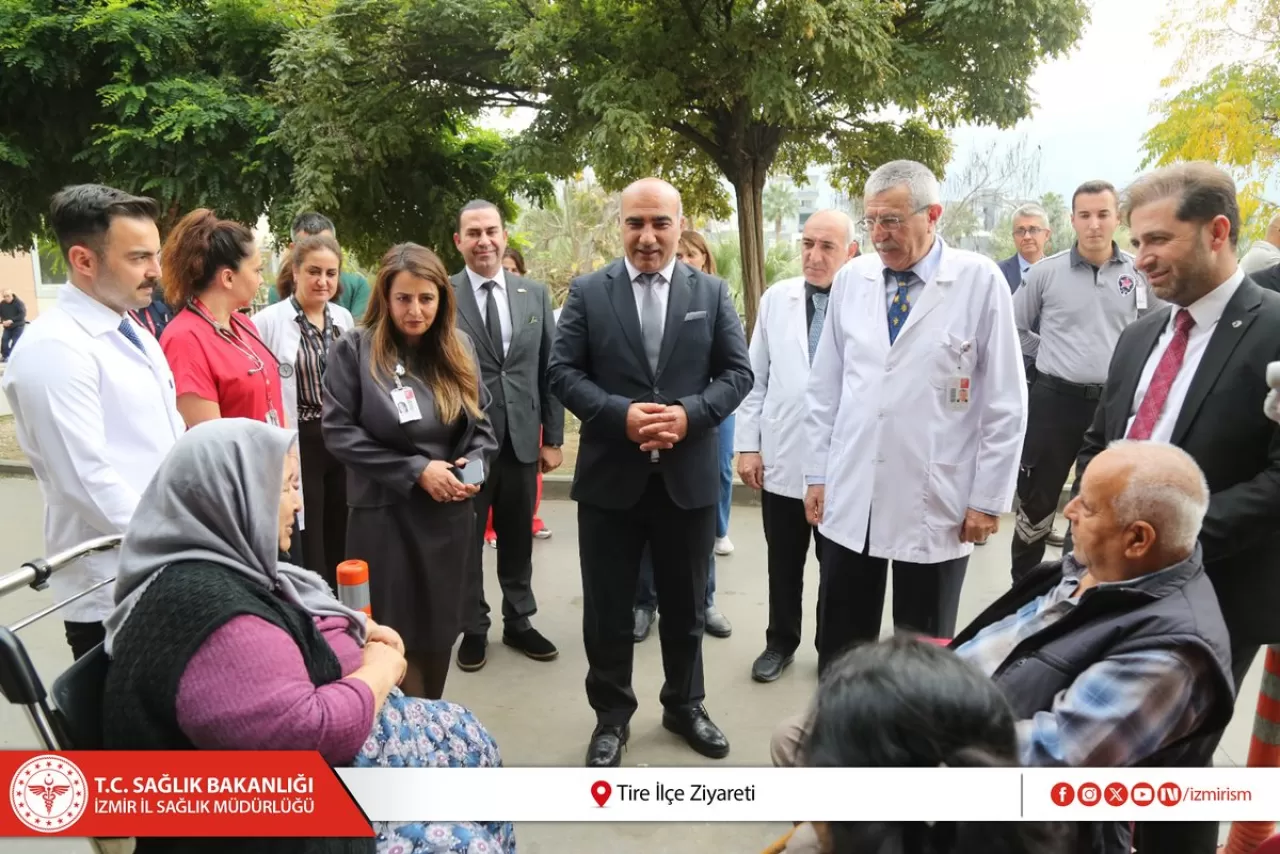 İzmir İl Sağlık Müdürü Ayhan Kul, Tire'de İncelemelerde Bulundu