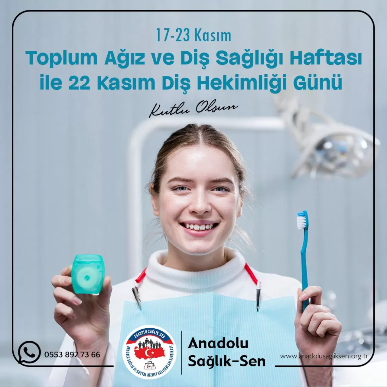 Toplum Ağız ve Diş Sağlığı Haftası ile Diş Hekimleri Günü Kutlanıyor