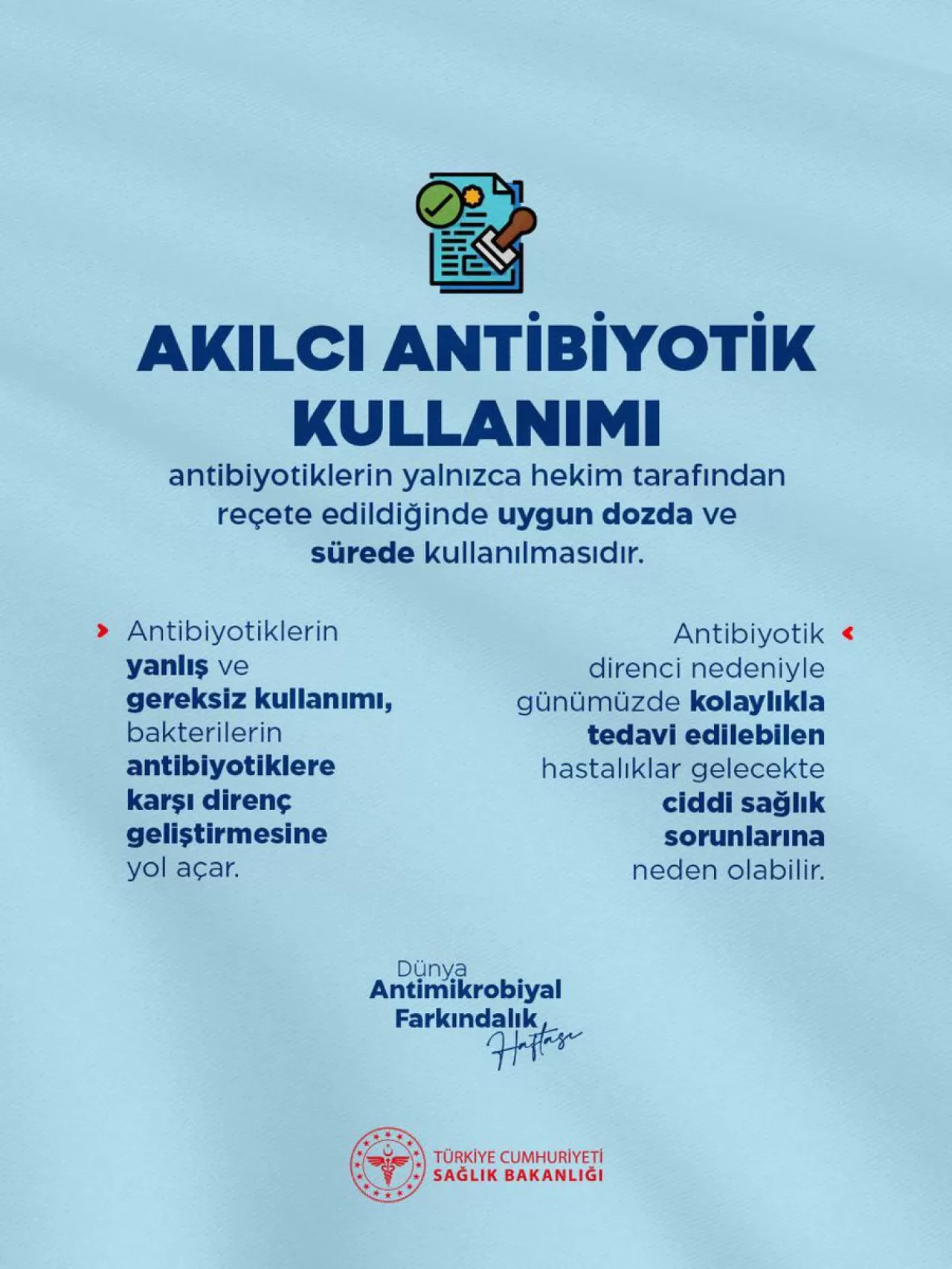 Diyarbakır'da Akılcı Antibiyotik Kullanımı Vurgulandı