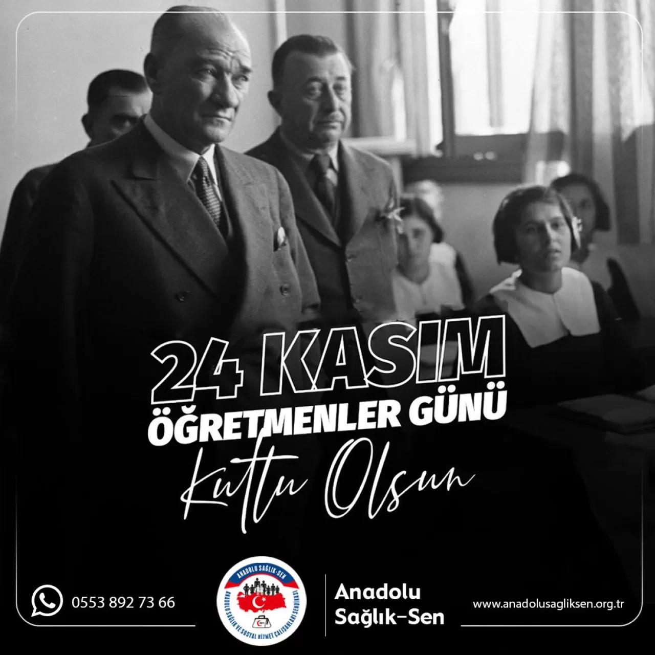 Başöğretmen Atatürk'ün Işığında Öğretmenler Günü Kutlandı