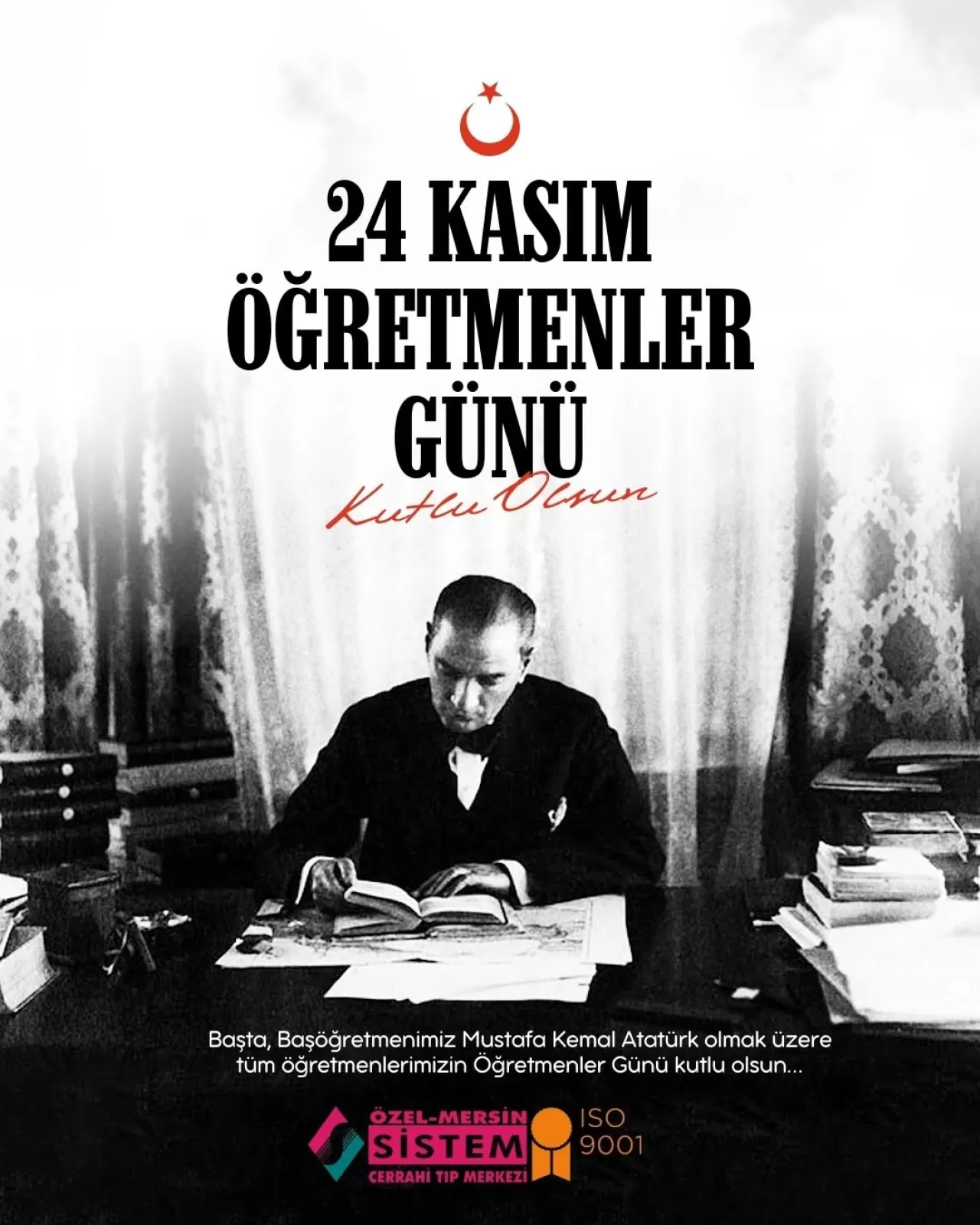 Öğretmenler Günü Mesajı: Mersin Sistem Cerrahi Tıp Merkezi'nden Kutlama
