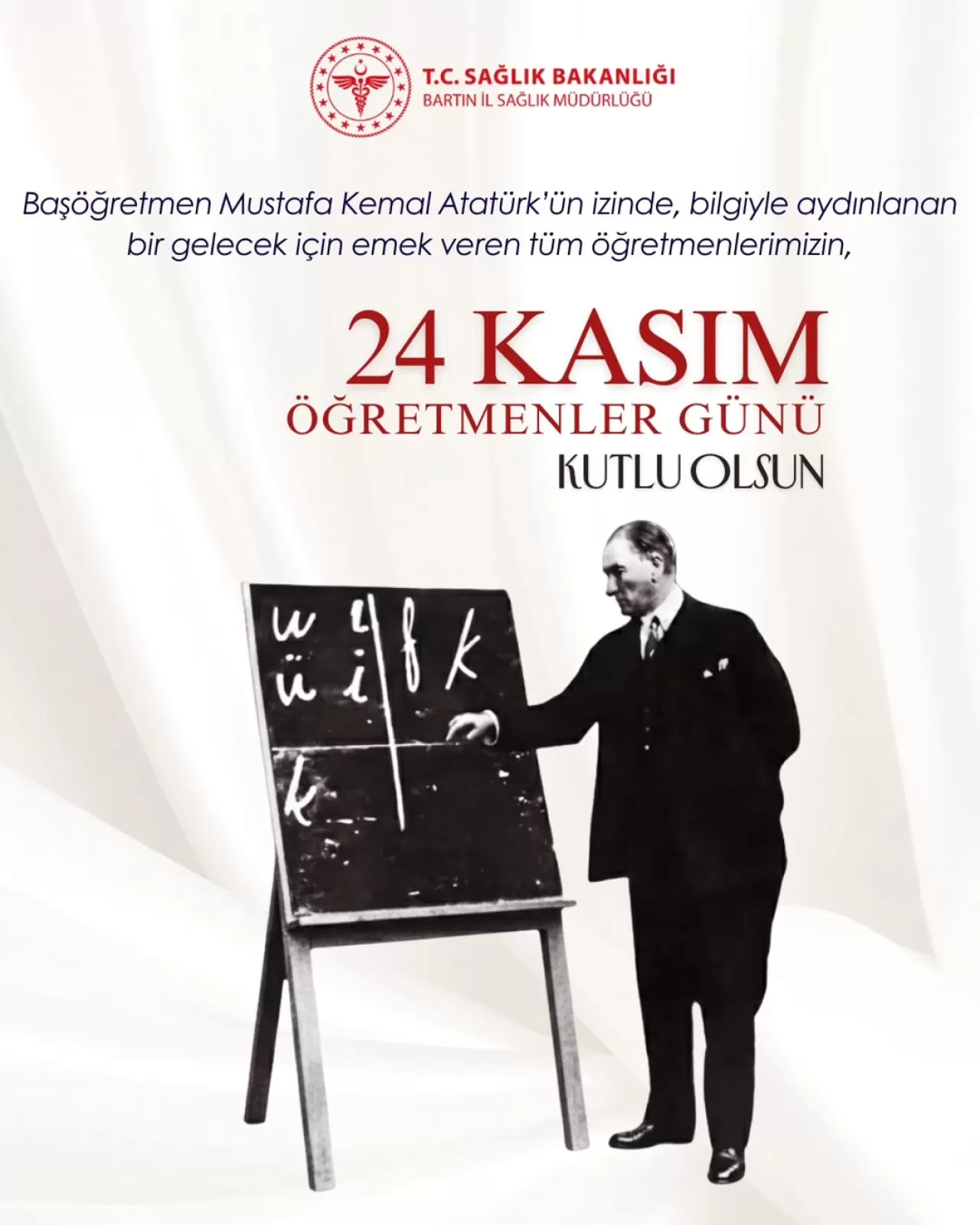 Bartın'da Öğretmenler Günü Kutlaması