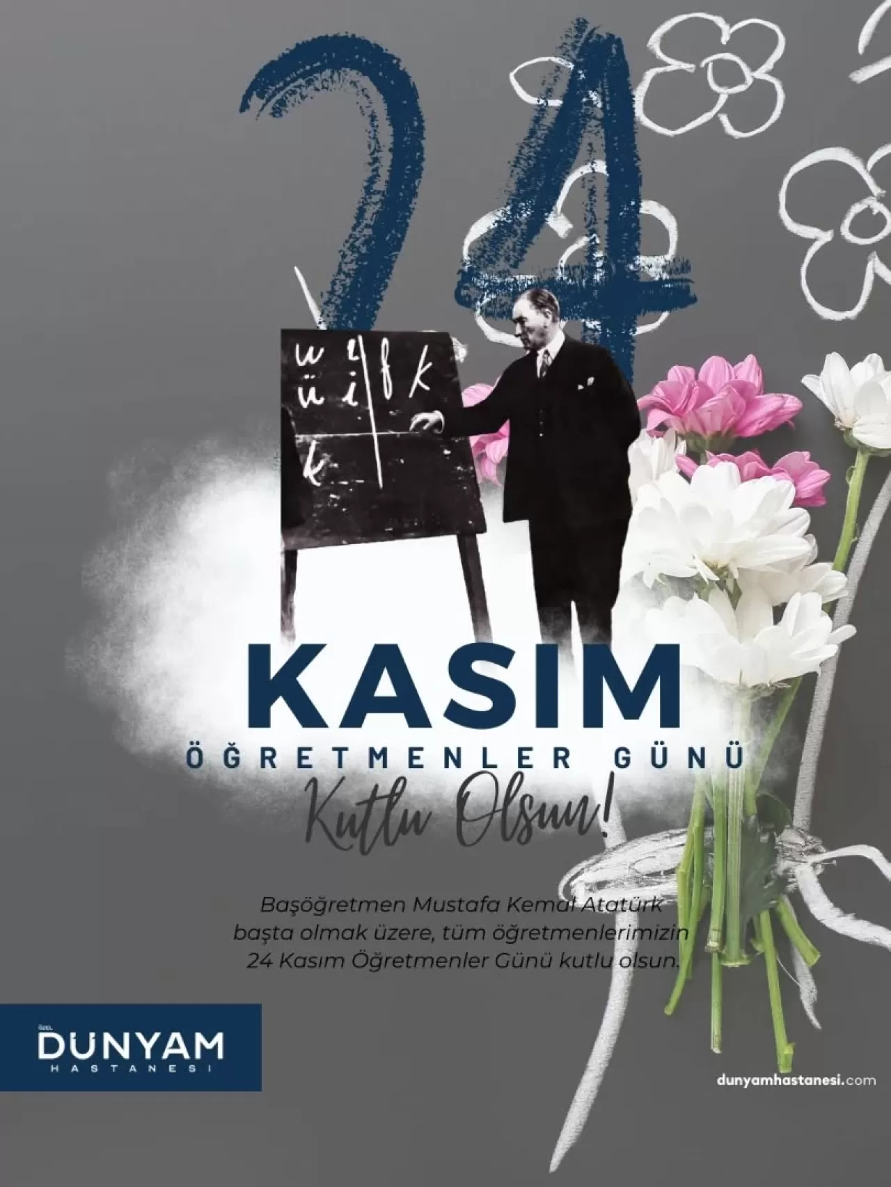 Öğretmenler Günü'nde Eğitime Destek Mesajı: Dünyam Hastanesi'nden Minnet Duygusu