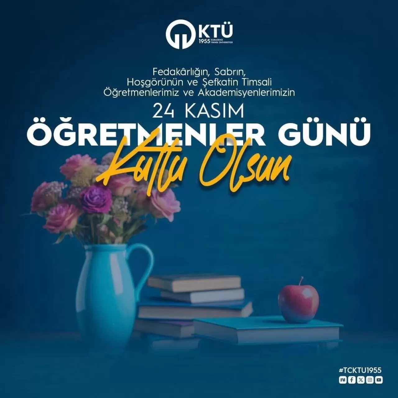 KTÜ Farabi Hastanesi'nden 24 Kasım Öğretmenler Günü Mesajı