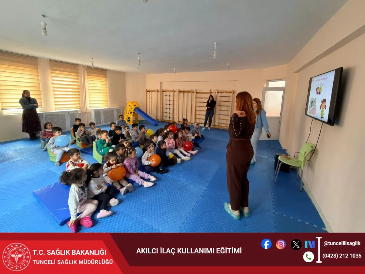 Tunceli'de Öğrencilere Yönelik Akılcı İlaç Kullanımı Eğitimi Verildi
