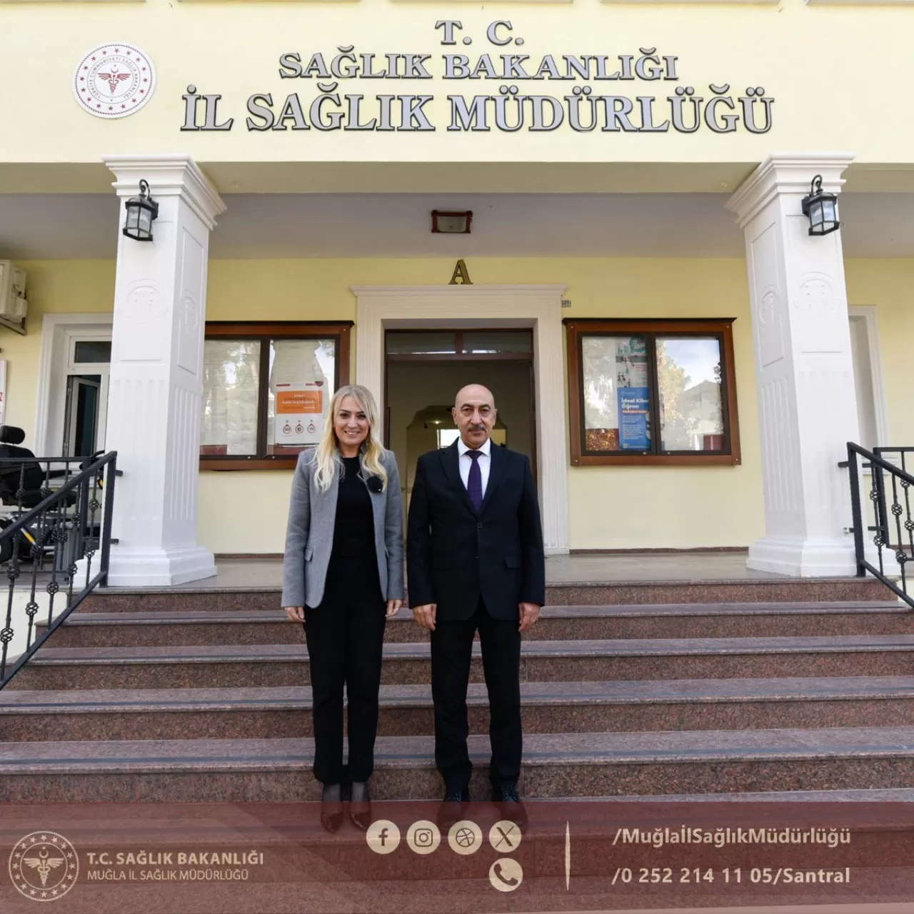 Muğla İl Emniyet Müdürü, İl Sağlık Müdürü'nü Ziyaret Etti